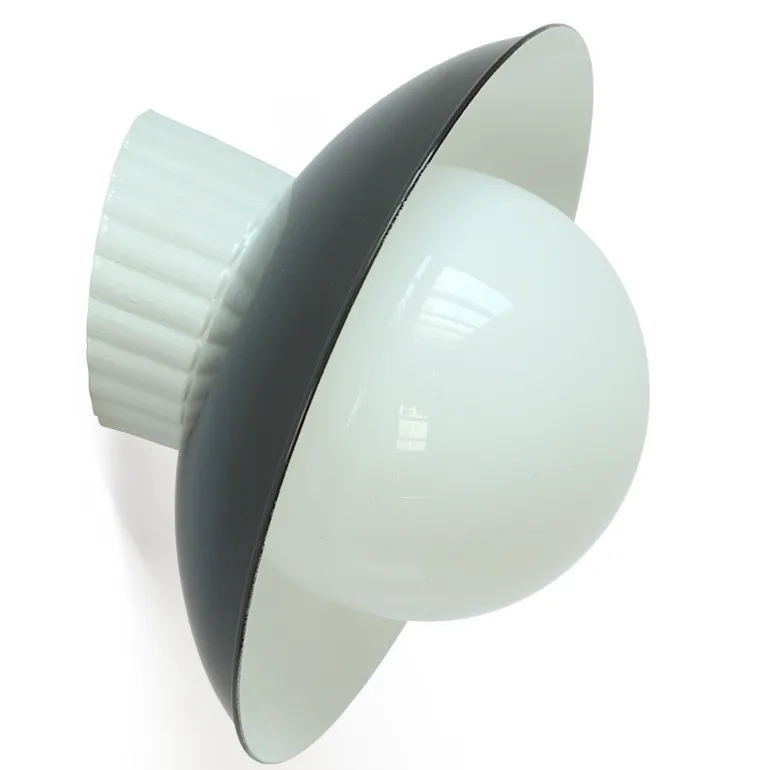 Porzellan Wandlampe mit schwarzem Schirm WMAL 2024