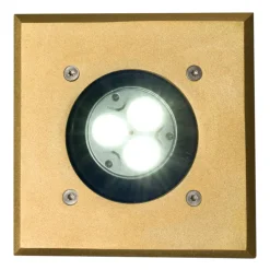 Quadratischer Bodenfluter aus Messingguss 7602