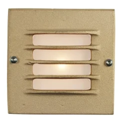 Quadratischer Bodenspot aus Alu oder Bronze 7601