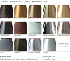 Rokoko-Wandleuchte für Außen Vieux Manoir GM