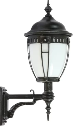 Rundmantel-Wandleuchte aus Schmiedeeisen WL 3464