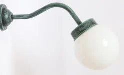 Scheunenlampe mit Aluminium-Wandarm 38-45 OR-Z