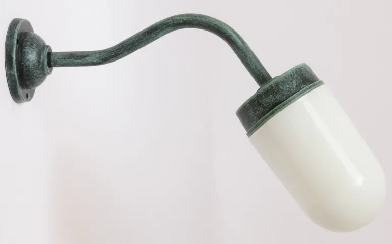 Scheunenlampe mit Aluminium-Wandarm 38-45 OR-Z