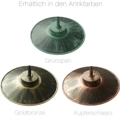 Scheunenlampe mit Aluminium-Wandarm 38-45 OR-Z