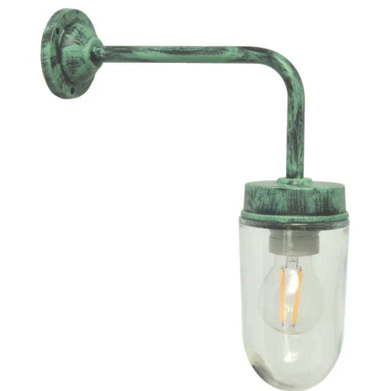 Scheunenleuchte mit Aluminium-Wandarm 38-90 OR-Z