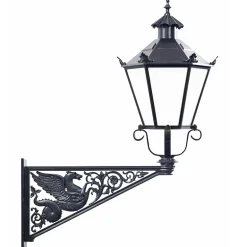 Schinkelleuchte mit Wandarm Pegasus Alt Berlin S 11