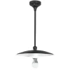 Schlichte Deckenlampe mit Tellerschirm für außen