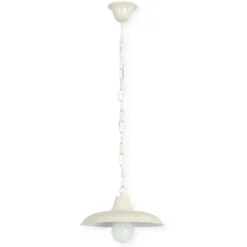 Schlichte italienische Schirmlampe für außen
