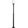 Schlichte Standleuchte mit PMMA-Kugel