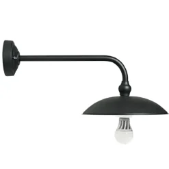Schlichte Wandlampe für außen ohne Glas