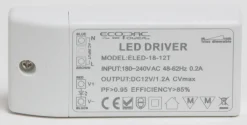 Schmale LED-Wandleuchte in drei Größen