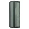 Schmale Messing-Wandleuchte mit Gitter