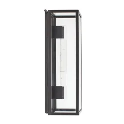 Schmale verglaste Kasten-Wandleuchte Vitrine Linestra