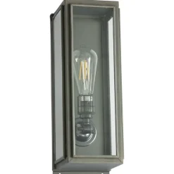 Schmales Kasten-Wandlicht aus Messing Box 7649
