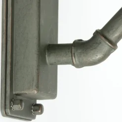 Schmiedeeisen-Stalllampe mit Rohr-Wandarm WL 3638