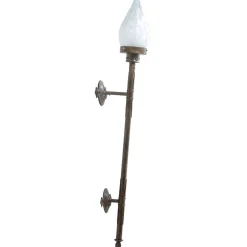Schmiedeeisen-Wandfackel für Außen
