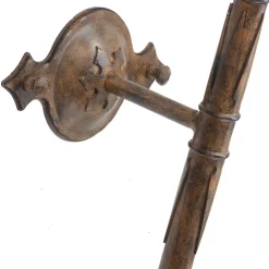 Schmiedeeisen-Wandfackel für Außen