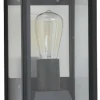 Schwarze Außenlampe: Holländische Kassettenleuchte