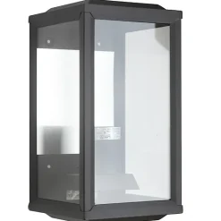 Schwarze Außenlampe: Holländische Kassettenleuchte
