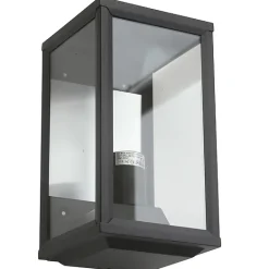 Schwarze Außenlampe: Holländische Kassettenleuchte