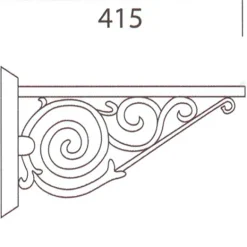 Sechsseitige Wandleuchte A 58-1 WA 380 aus Berlin
