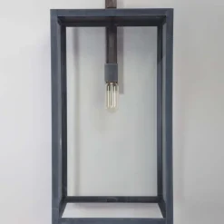 Sehr große kubische ART DÉCO Wandleuchte Bellecour TTGM