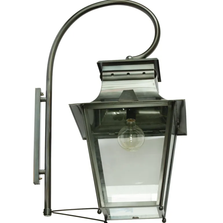 Sehr große Wandlaterne mit Bischofstab Megève Géante