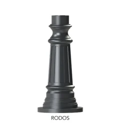 Sockel RODOS mit historischem MastfuĂ 46 cm