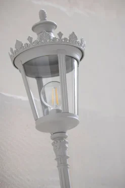 Sockelleuchte im Empire-Stil aus Aluminium oder Kupfer Louvre