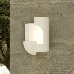 Soul Story Outdoor: Design Wandleuchte aus Beton, IP64