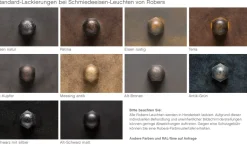 Standleuchte aus Schmiedeeisen AL 6820