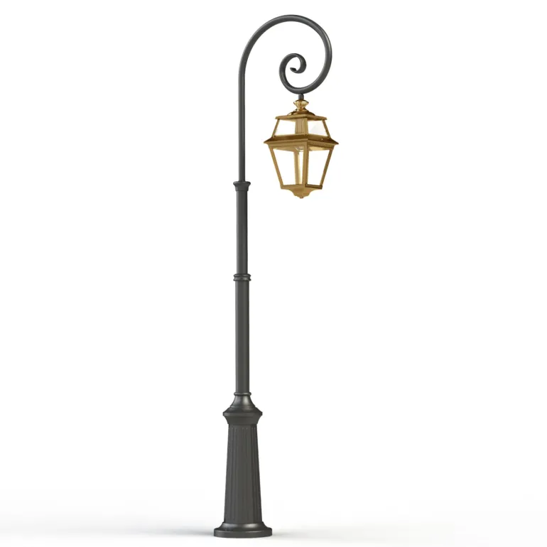 Standleuchte mit Bischofsstab Place des Vosges 2
