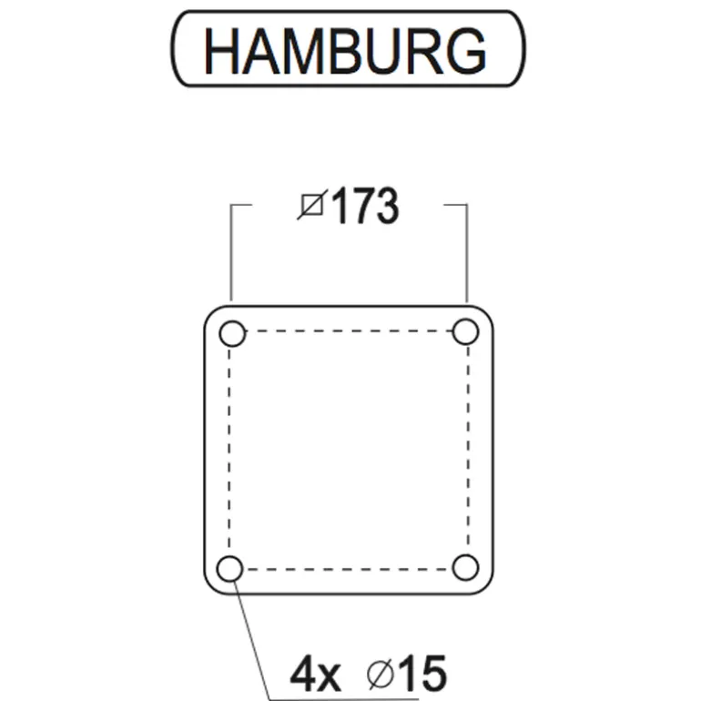 Standleuchte mit Leitereisen und Glasmantellaterne Hamburg.43