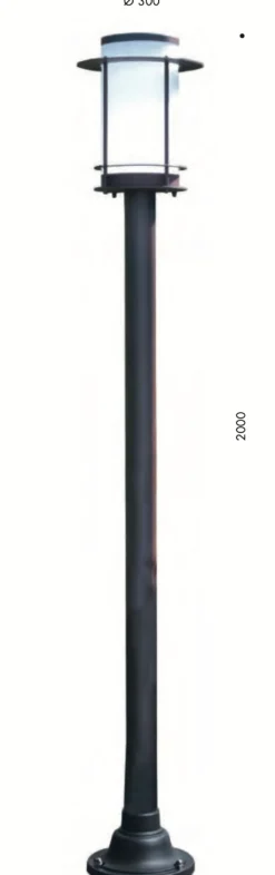 Stilvolle Art déco-Standlaterne aus Italien