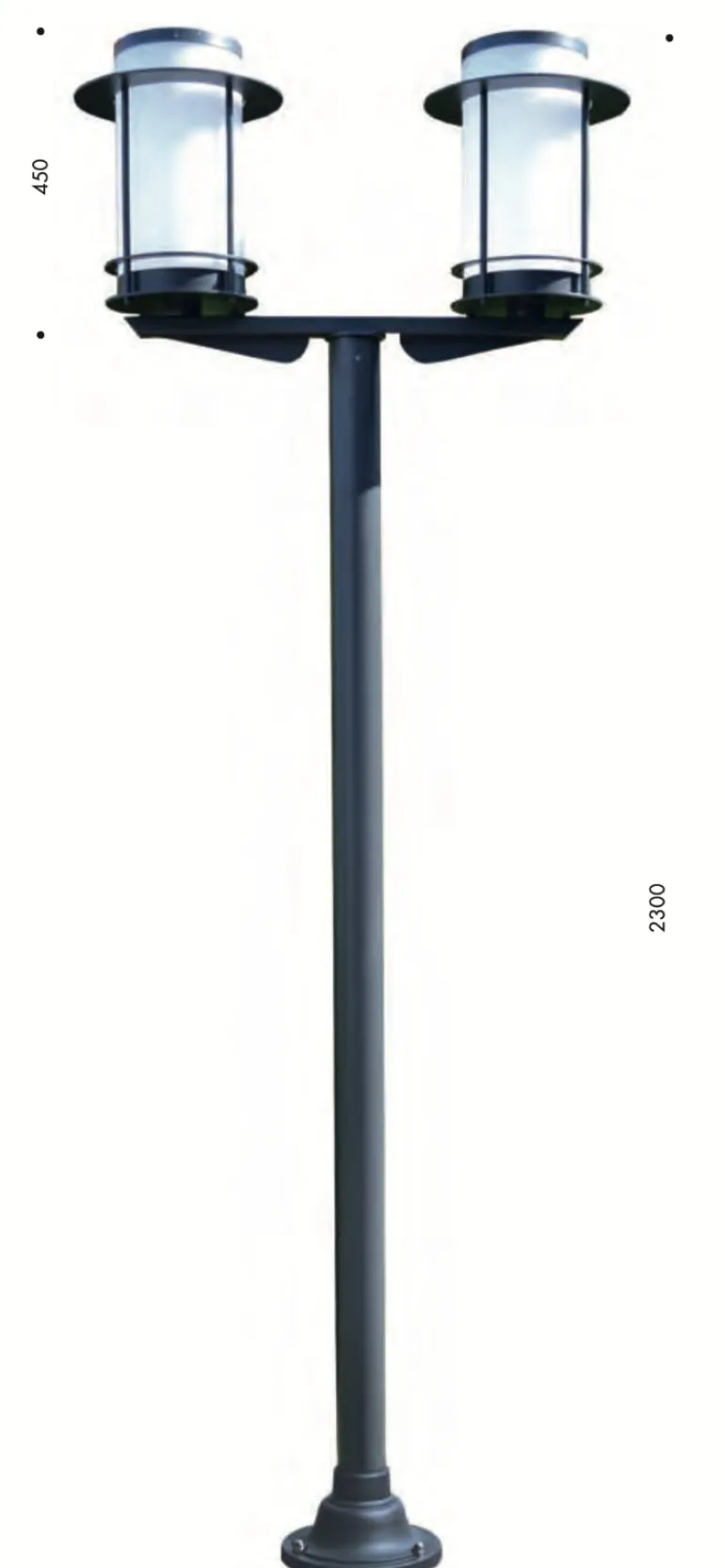 Stilvolle Art déco-Standlaterne aus Italien