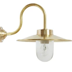Traditionelle Messing-AuĂenwandleuchte 38-S BR
