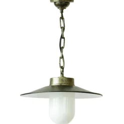 Traditionelle schwarze Aluminium-Pendelleuchte mit Kette 38 Z