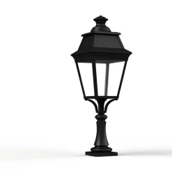 Traditionelle Sockelleuchte aus Frankreich Avenue 3 mit LED