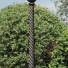 Vierflammige Standleuchte aus Schmiedeeisen AL 6814