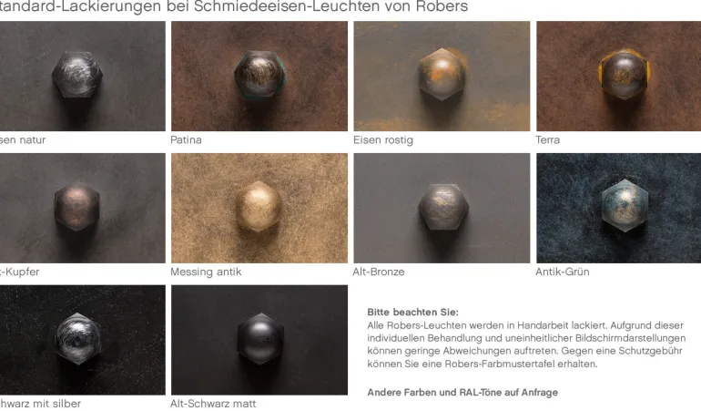 Wandlampe aus Schmiedeeisen WL 3475