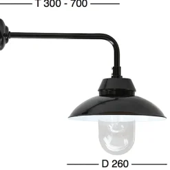 Wandlampe für Außen im Landhausstil MW 135 AL