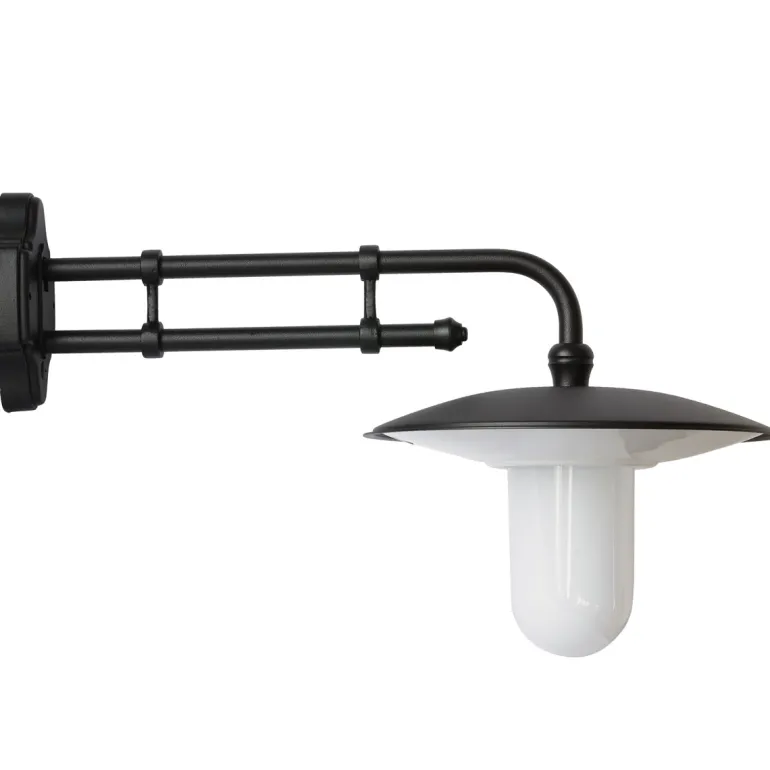 Wandlampe für Außen mit Doppelrohr-Wandarm