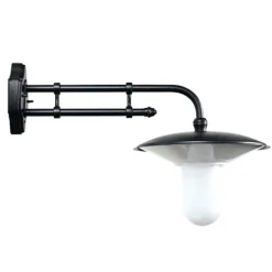 Wandlampe für Außen mit Doppelrohr-Wandarm