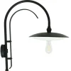 Wandlampe für außen mit großem Bogenarm