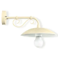 Wandlampe für Außen mit verzierter Armstütze