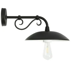 Wandlampe für Außen mit verzierter Armstütze