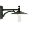 Wandlampe für außen ohne Glas mit Armstütze