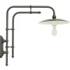 Wandlampe für außen ohne Glas mit Doppelrohrwandarm