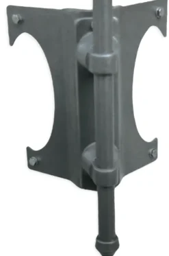 Wandlampe für außen ohne Glas mit Doppelrohrwandarm