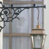 Wandlaterne Bordeaux mit Wandarm Fleur